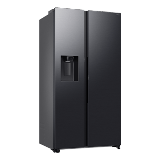 Bespoke AI Refrigerator SBS Auto Open Door L-Perspective Black Doi 