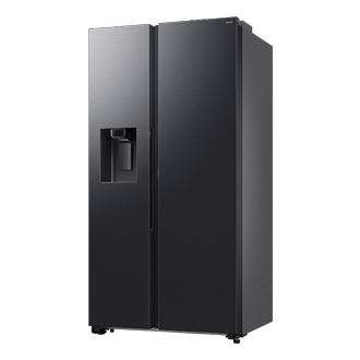 Bespoke AI Refrigerator SBS Auto Open Door R-Perspective Black Doi 