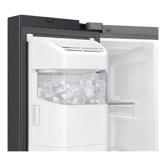 Bespoke AI Refrigerator SBS Auto Open Door Detail-IceMaker Black Doi 