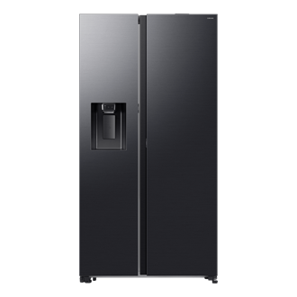 Bespoke AI Refrigerator SBS Auto Open Door Front Black Doi 