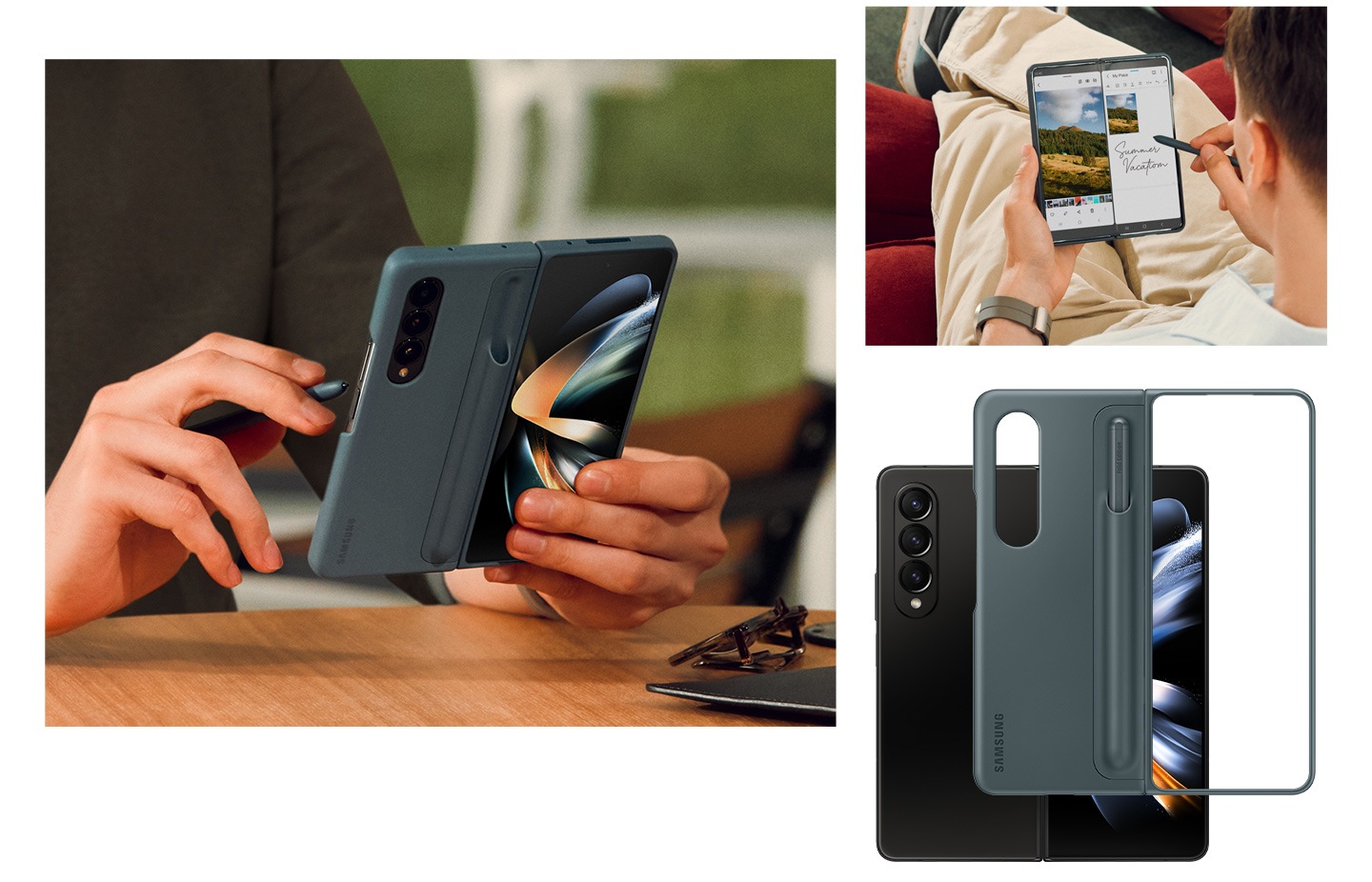 Coque verticale avec support pour stylet