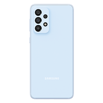 Samsung Galaxy A33, Téléphone mobile 5G 128Go Bleu, Carte SIM non incluse,  smartphone Android, Version FR