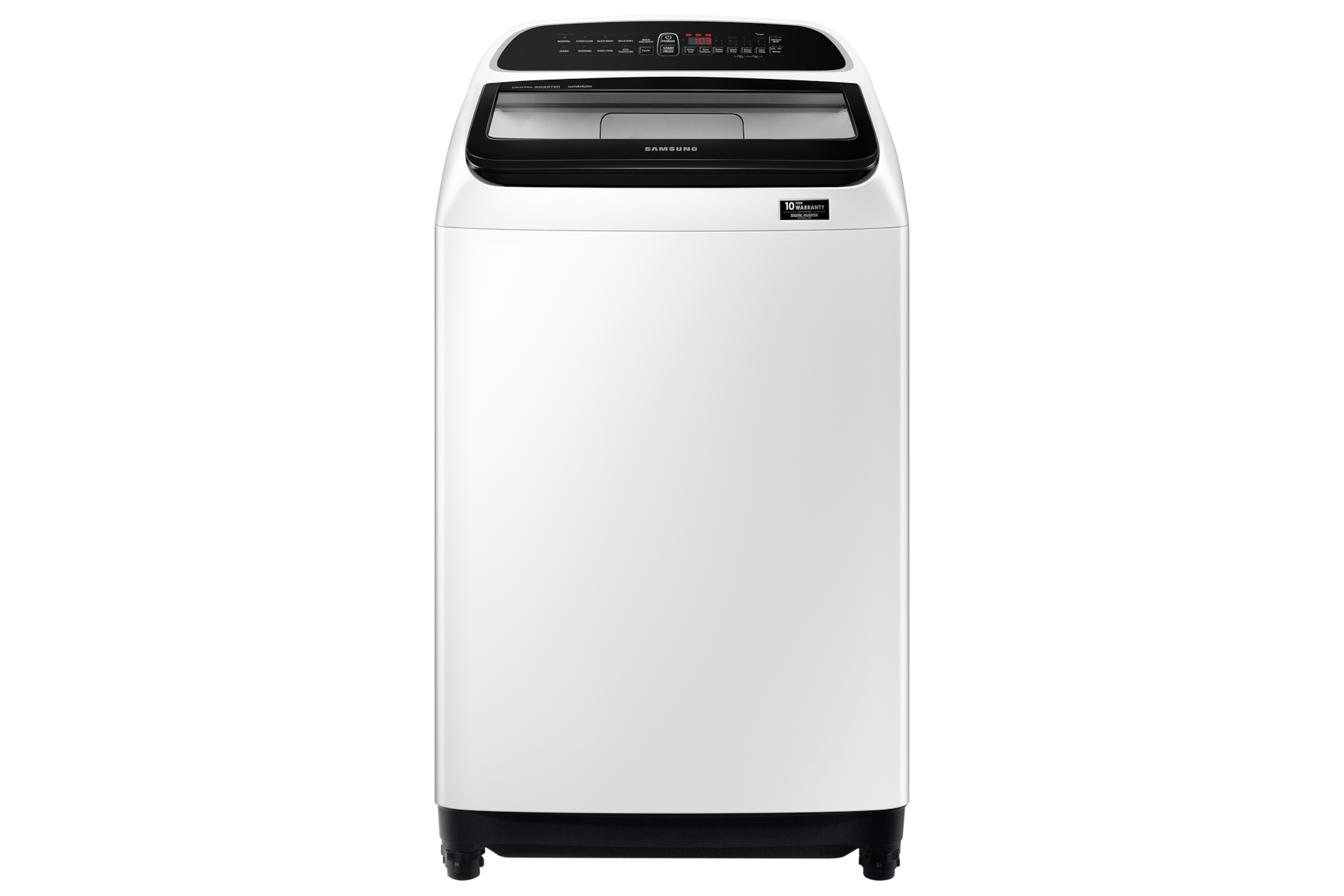 WA5700JS Lave-linge à chargement par le haut avec technologie Wobble, DIT  et distributeur magique, 10 kg, WA10T5260BW/NQ