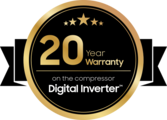 Tecnologia Digital Inverter - 20 anos de garantia
