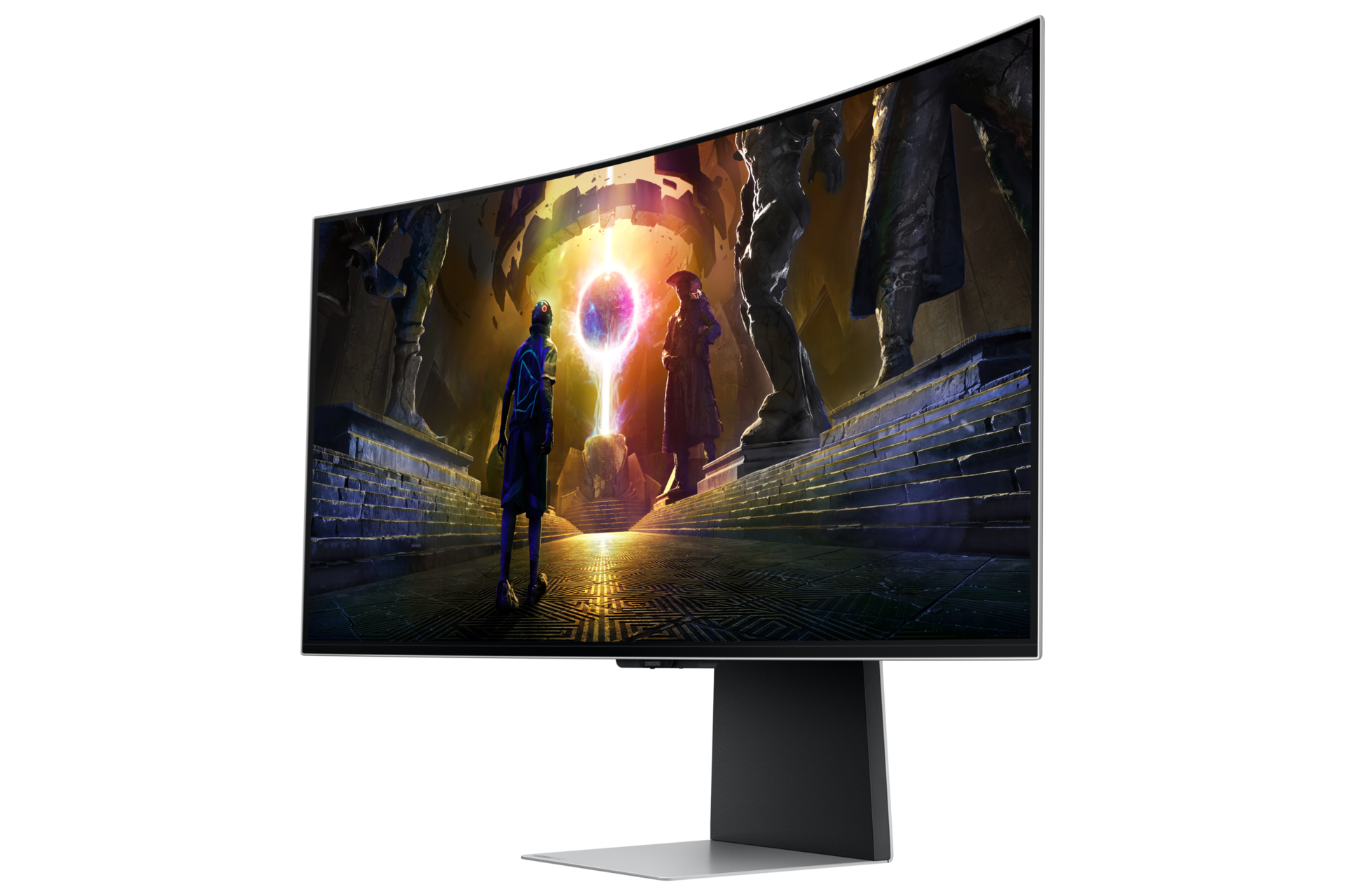 34" Odyssey OLED G8 G85SD Ultra WQHD 175Hz Gaming Monitor R-Dynamic Silver 