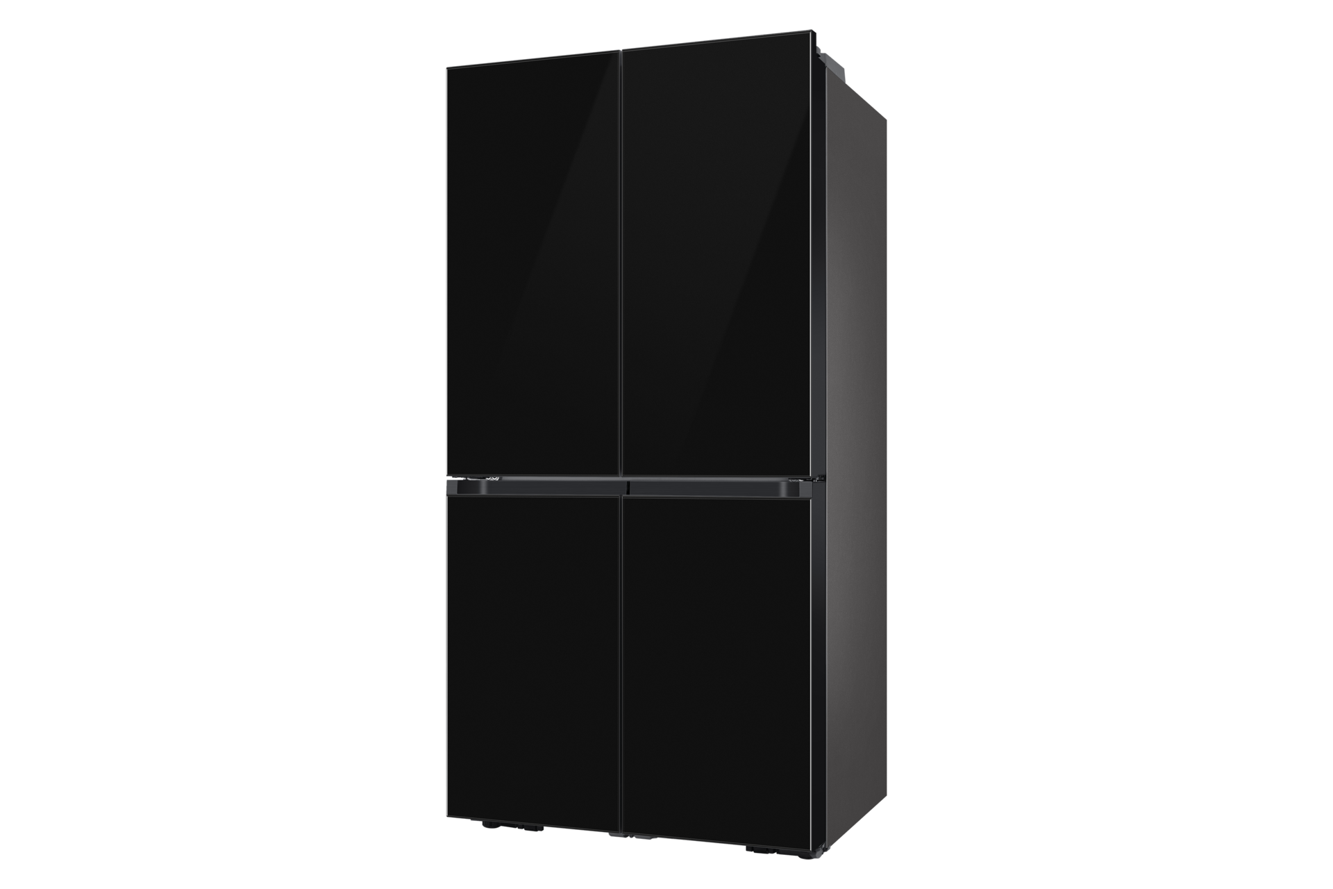 BESPOKE RF9000 T Style French Door Refrigerator with Beverage Center™ R-Perspective Clean Black 