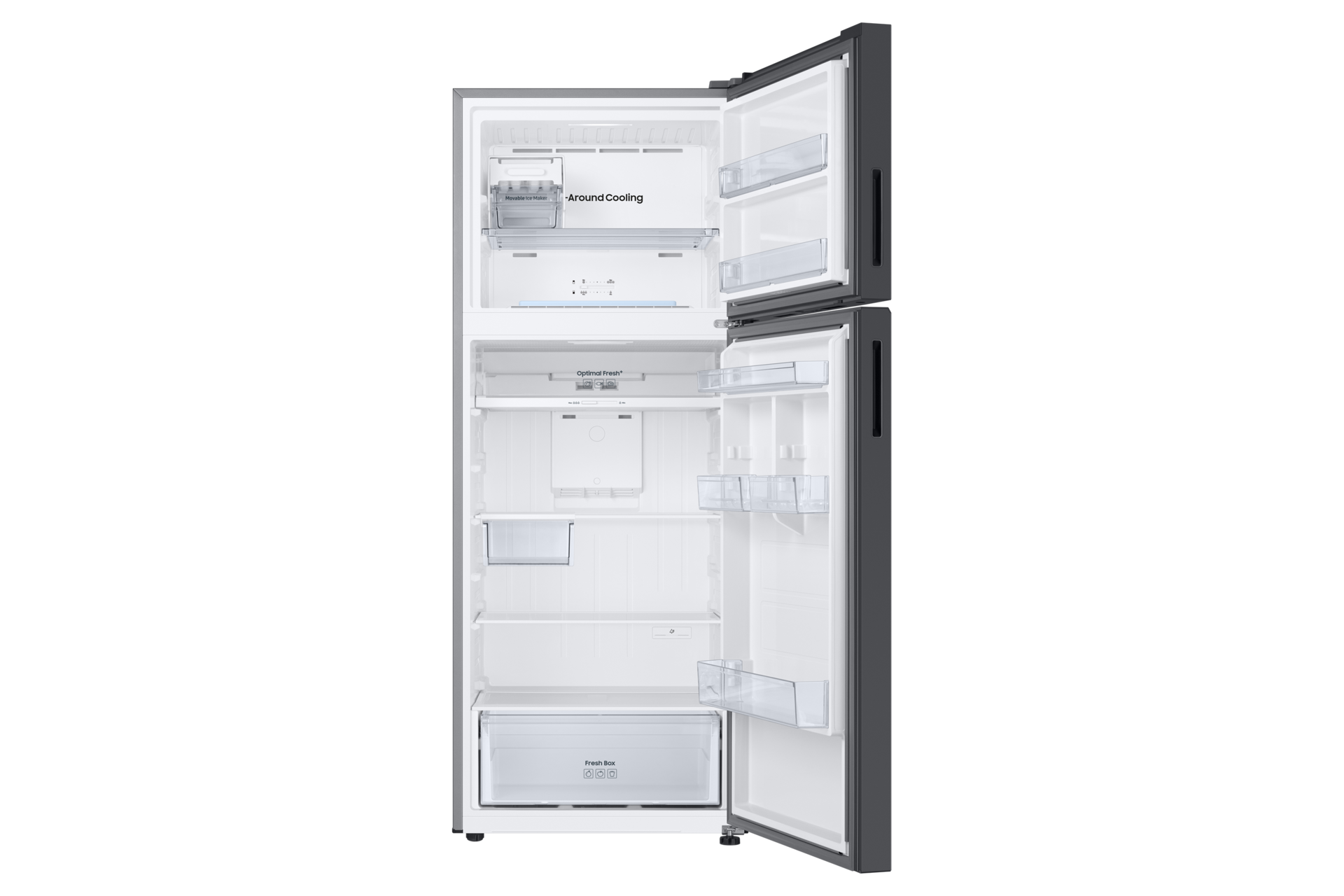 front-open-without-food Clean Black