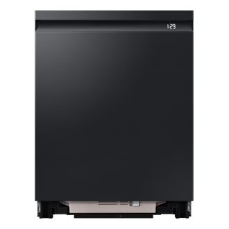 DW90H/24 Freestanding Dishwasher Energy Efficiency and AI Wash ⠀ Front Black 