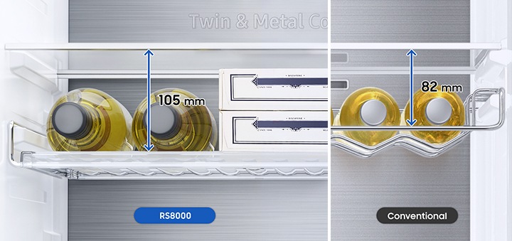 Rs8000nc 8 Frigorifere Side By Side Me Teknologjine Spacemax Samsung Albania