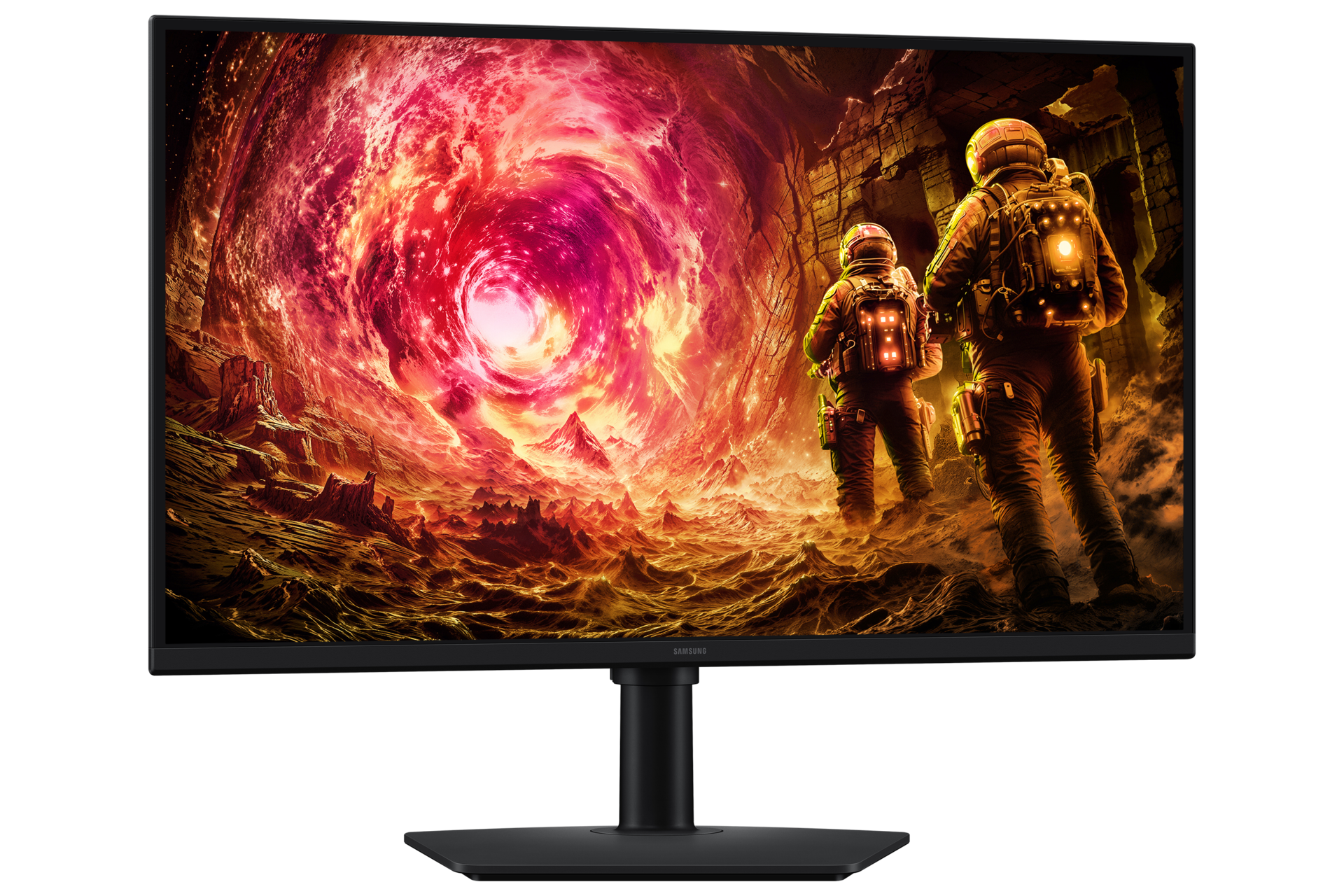 27/32" Odyssey G5 G50F QHD 180Hz Gaming Monitor Swivel2 Black 