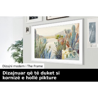The Frame varet në mur bashkë me kornizat e tjera të pikturave, duke e bërë The Frame të duket si fotografi në mur. 
