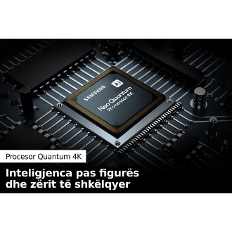 QLED TV Q80B me procesorinmë të fuqishëm Neural Quantum 4K të Samsung përmirëson përmbajtjen.