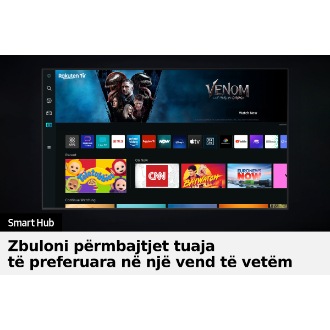 QLED TV Q80B me Smart Hub UI të ri paraqet një gamë të gjerë të shërbimeve dhe përmbajtjeve OTT