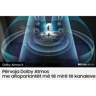 Valët e tingujve nga Dolby Atmos pulsojnë nga OLED TV S95B duke u përhapur në të gjithë dhomën