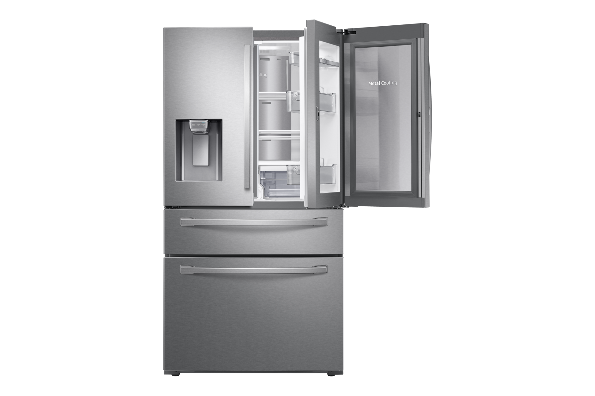 front-showcase-open silver