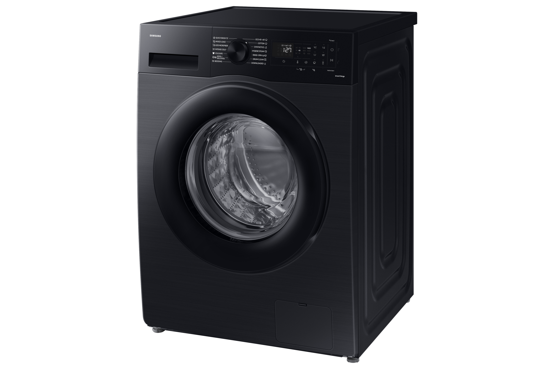 WW5000C Front load Washer with Ecobubble™ and SmartThings AI Energy Mode R-Perspective Black 