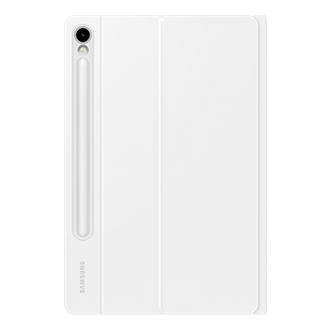 Book Cover Keyboard — AI Key for Galaxy Tab S10 FE / Tab S9 / Tab S9 FE Back White 