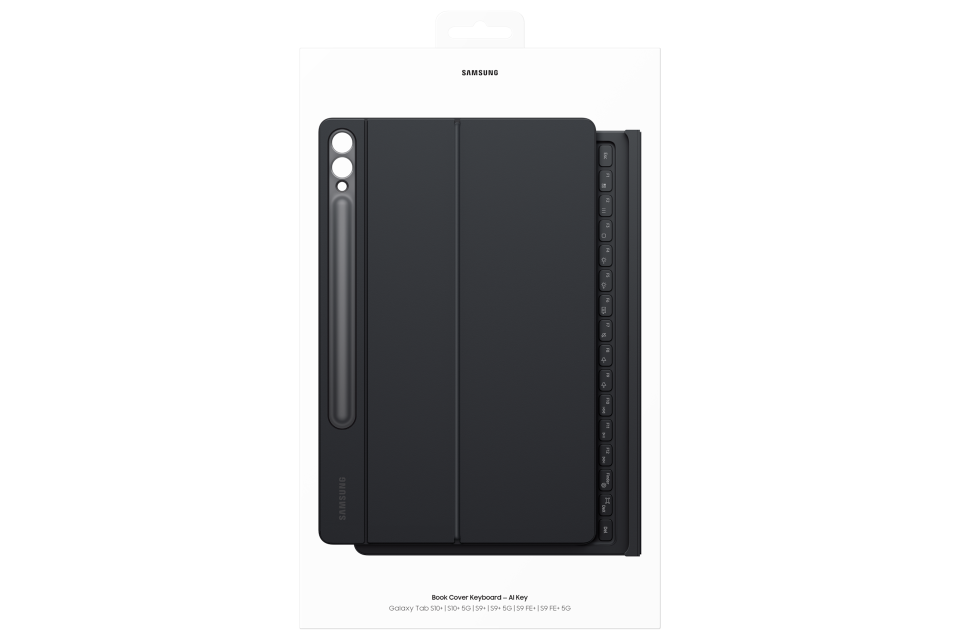 Galaxy Tab S10+ Book Cover Keyboard — AI Key Package Black 