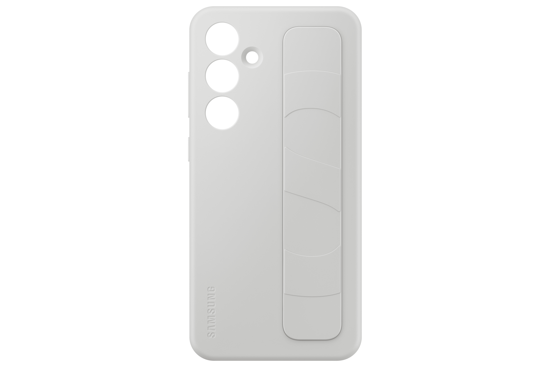 Standing Case with Strap Front3 Gray 