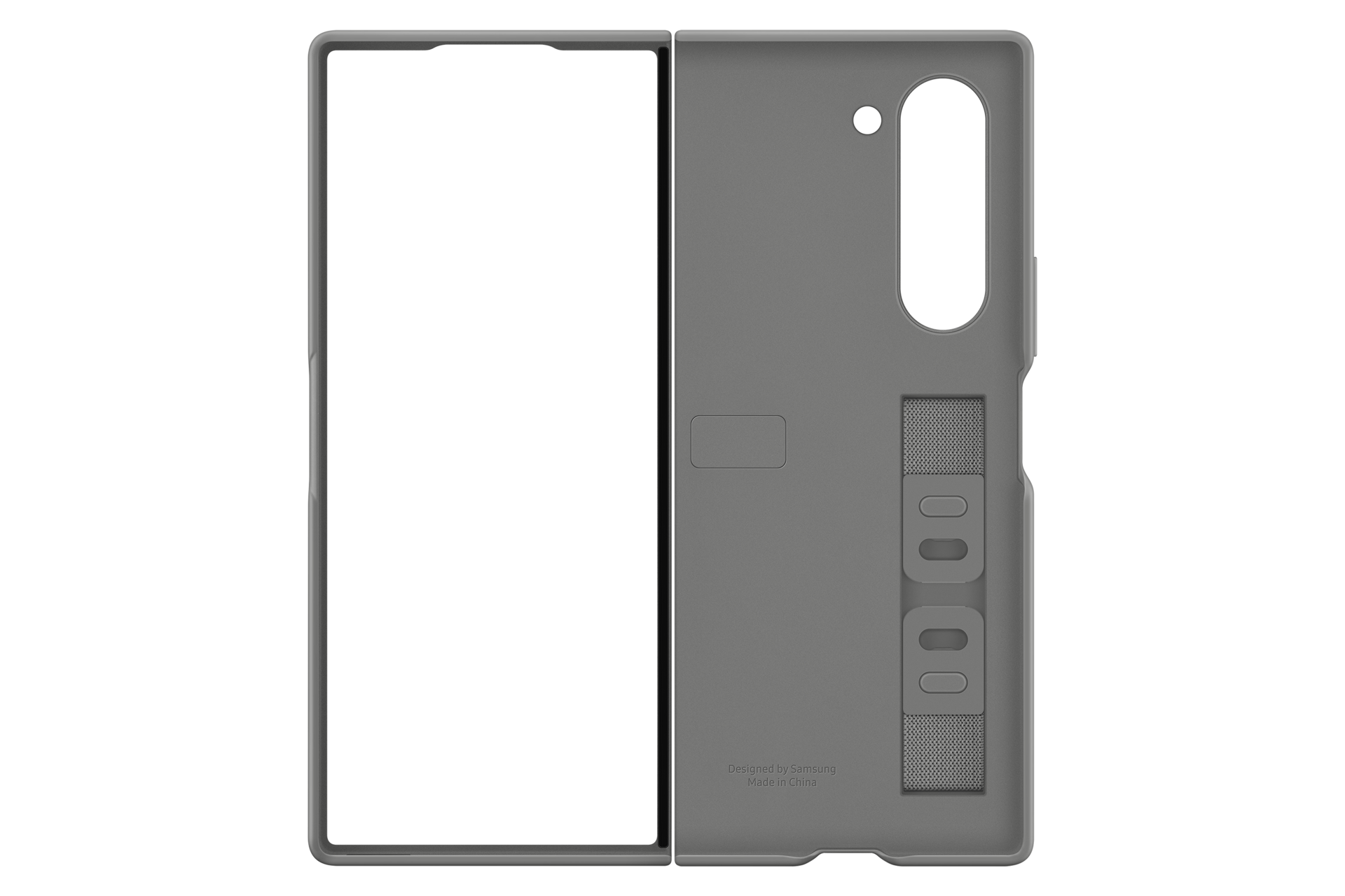 Galaxy Z Fold6 Silicone Case Back Gray 