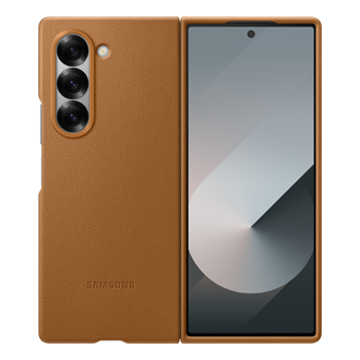 Galaxy Z Fold6 Kindsuit Case Front Tan 