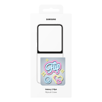 Flipsuit Case for Galaxy Z Flip7 FE Z Flip6 Package Gray 