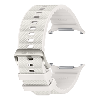 Galaxy Watch Ultra PeakForm Band Back-Perspective White Sand 