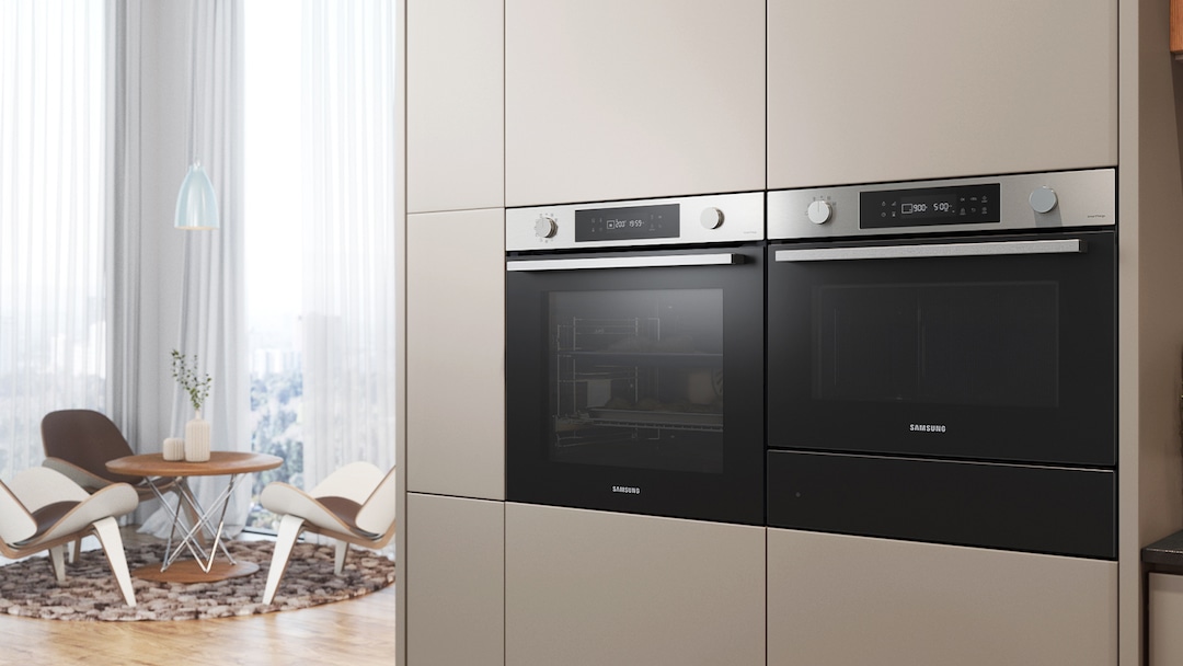 Horno Samsung NV7000 empotrado en la cocina