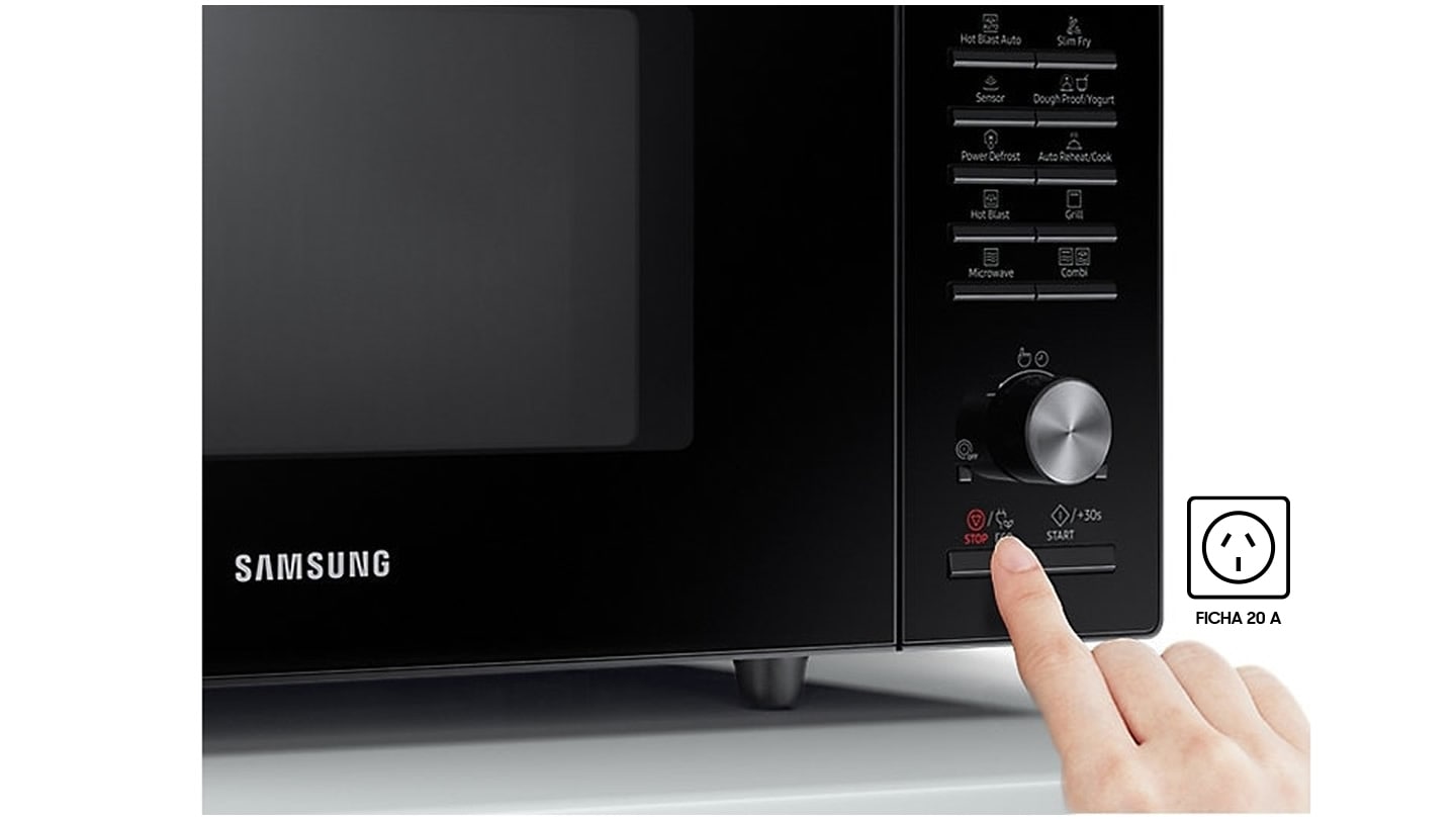 Horno Microondas Samsung 23lts Silver - Ibaceta - Mejor Precio Web