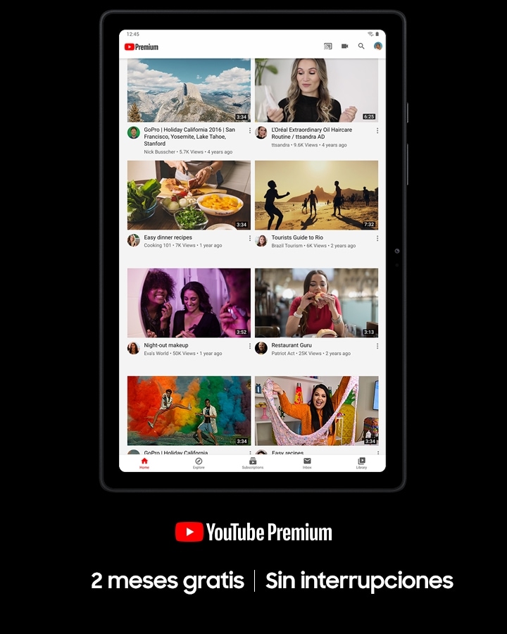 Disfrutá YouTube Premium