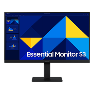 22"/24"/27" Essential Monitor S3 S30GD Full HD Front Black 