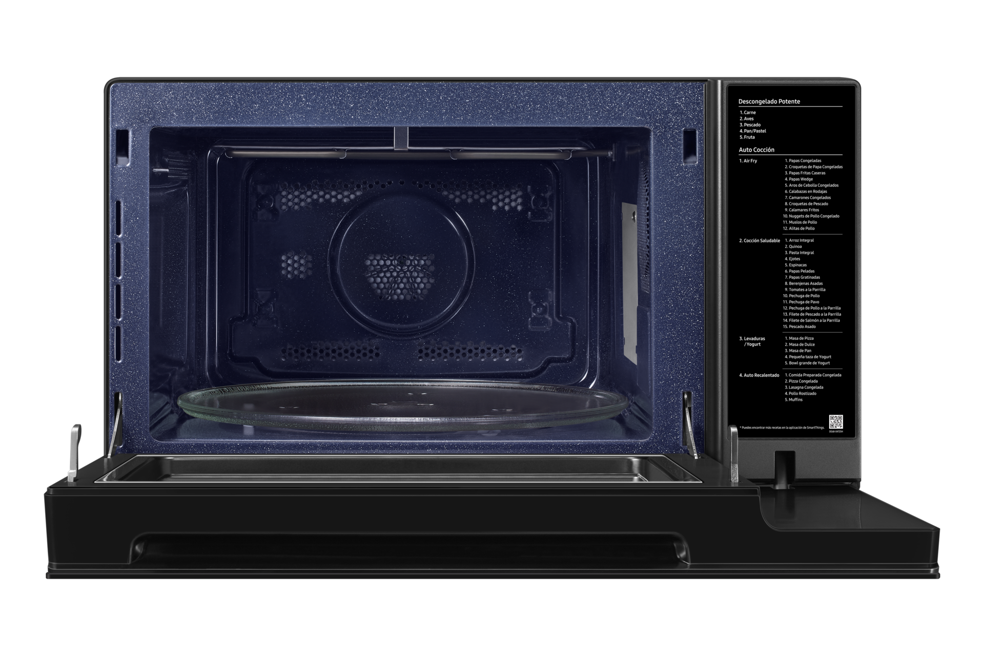 MW7300B Horno microondas por convección con horno microondas todo en uno y control inteligente de apertura frontal1 Negro