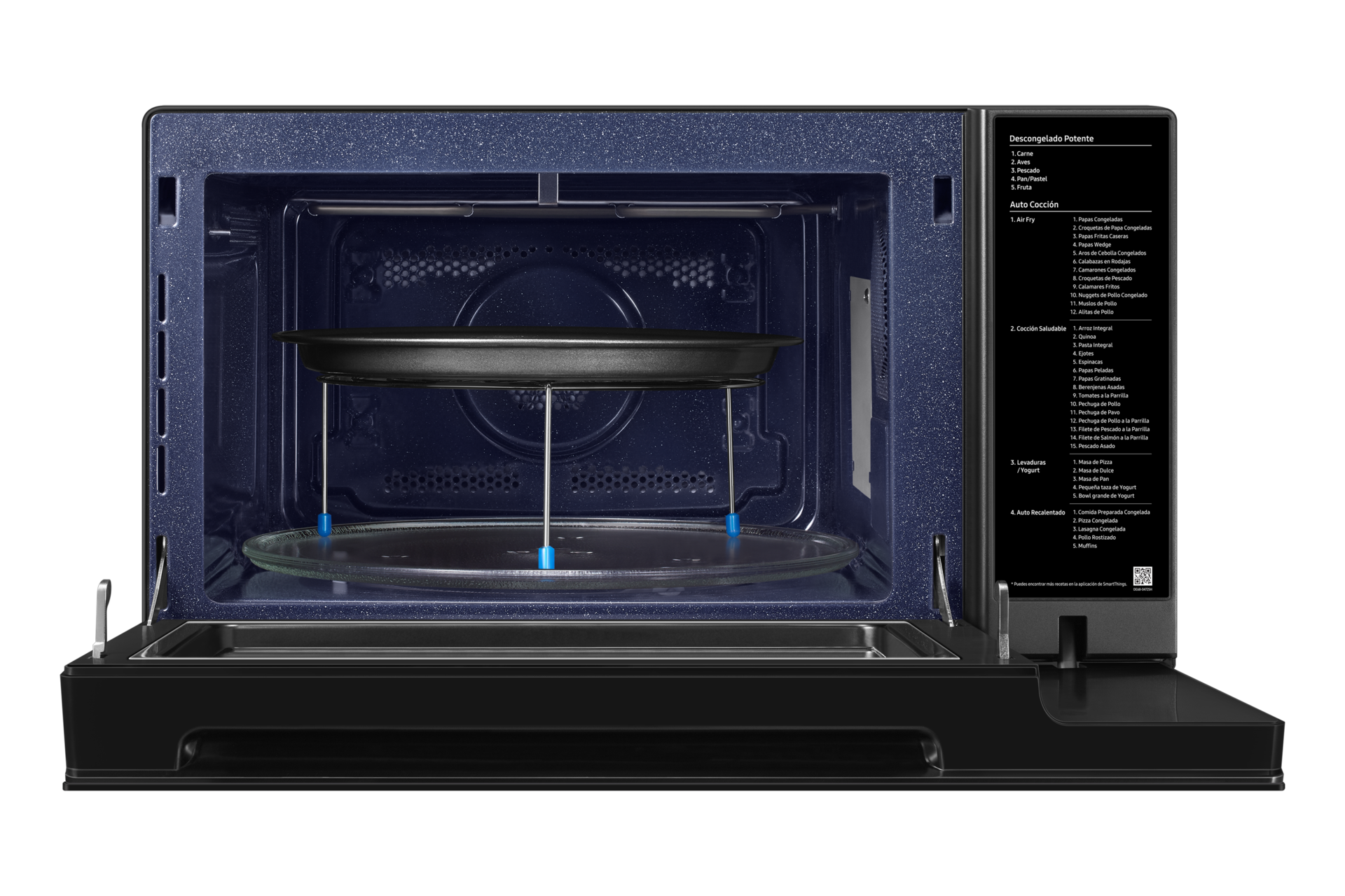 MW7300B Horno microondas por convección con horno microondas todo en uno y control inteligente Front-Open3 Negro