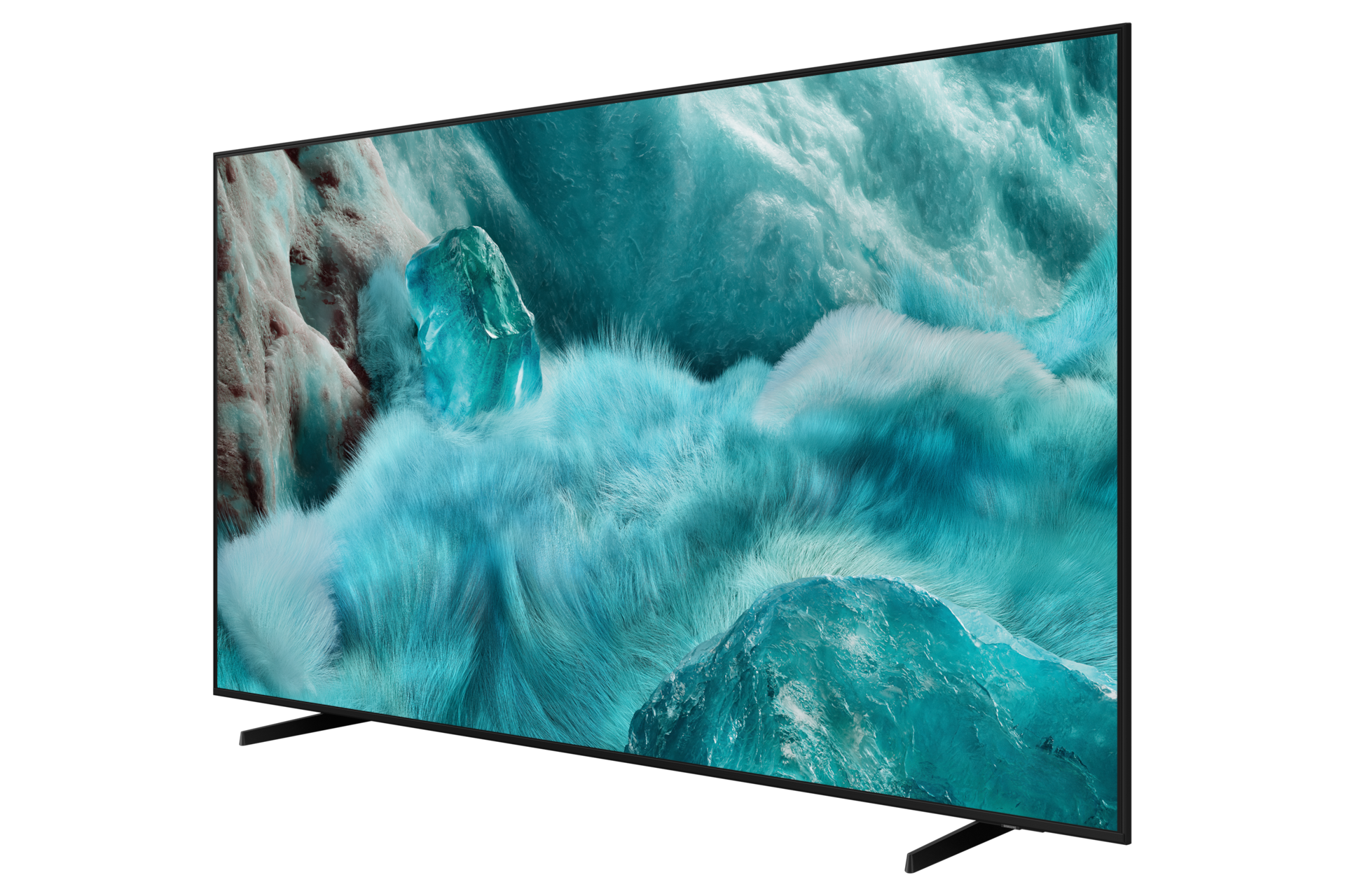 QLED Q7F 4K Samsung Vision AI Smart TV 2025 R-Perspective Black 