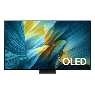 size OLED S95F 4K Samsung Vision AI Smart TV 2025 Front Graphite 