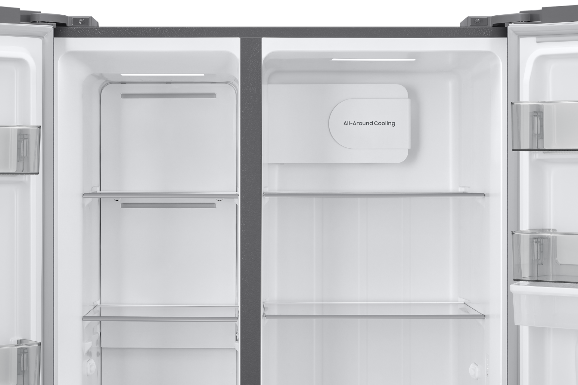 SBS Refrigerator RS40HM36 Dispenser Water Disp 526L Detail-All-Around-Cooling Silver 
