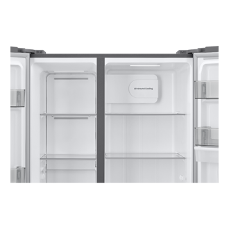 SBS Refrigerator RS40HM36 Dispenser Water Disp 526L Detail-All-Around-Cooling Silver 