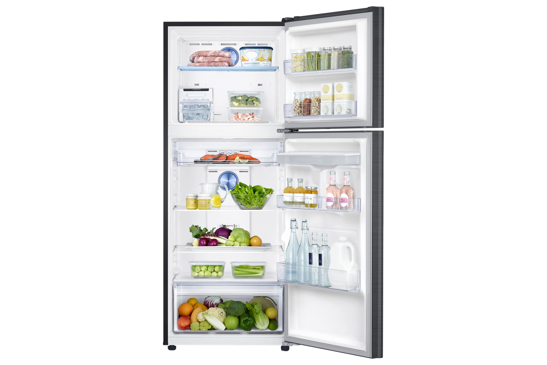 RT5000K Top Freezer with Twin Cooling Plus™, 380L Black Doi