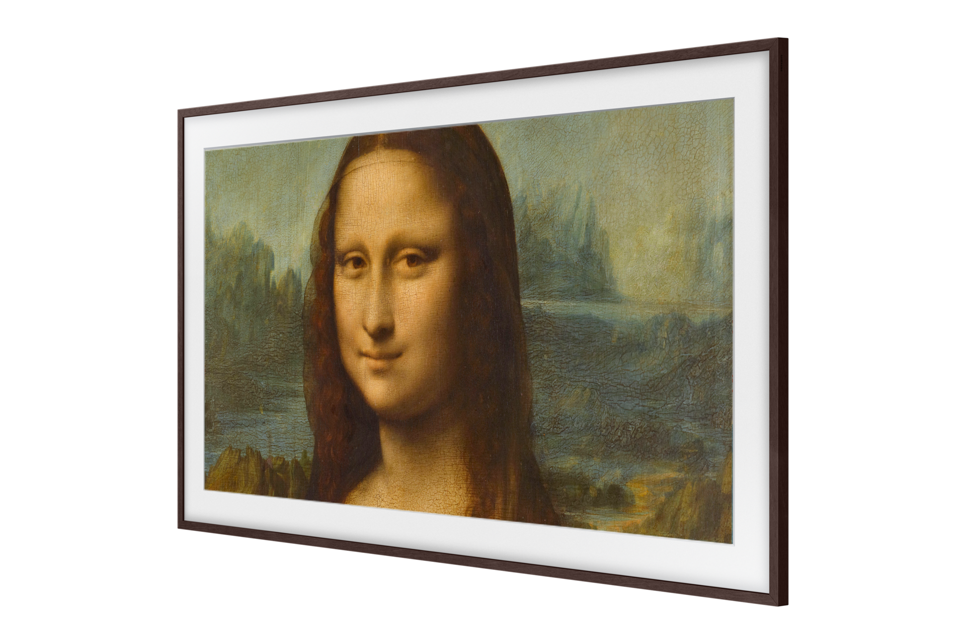 marco the frame color nogal vista diagonal