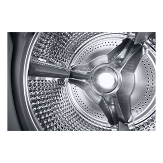 WD4000T (WD80T4046CW/EF) Combo with Air Wash, Drum Clean, Bubble Soak Detail-Drum White 