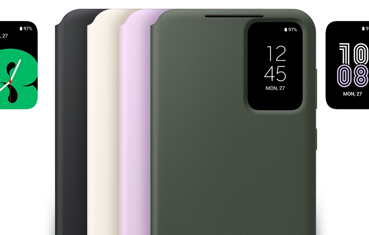 Samsung - Original Galaxy S24 Ultra Hülle - Bookcover - Smart View Wallet  Case - schwarz