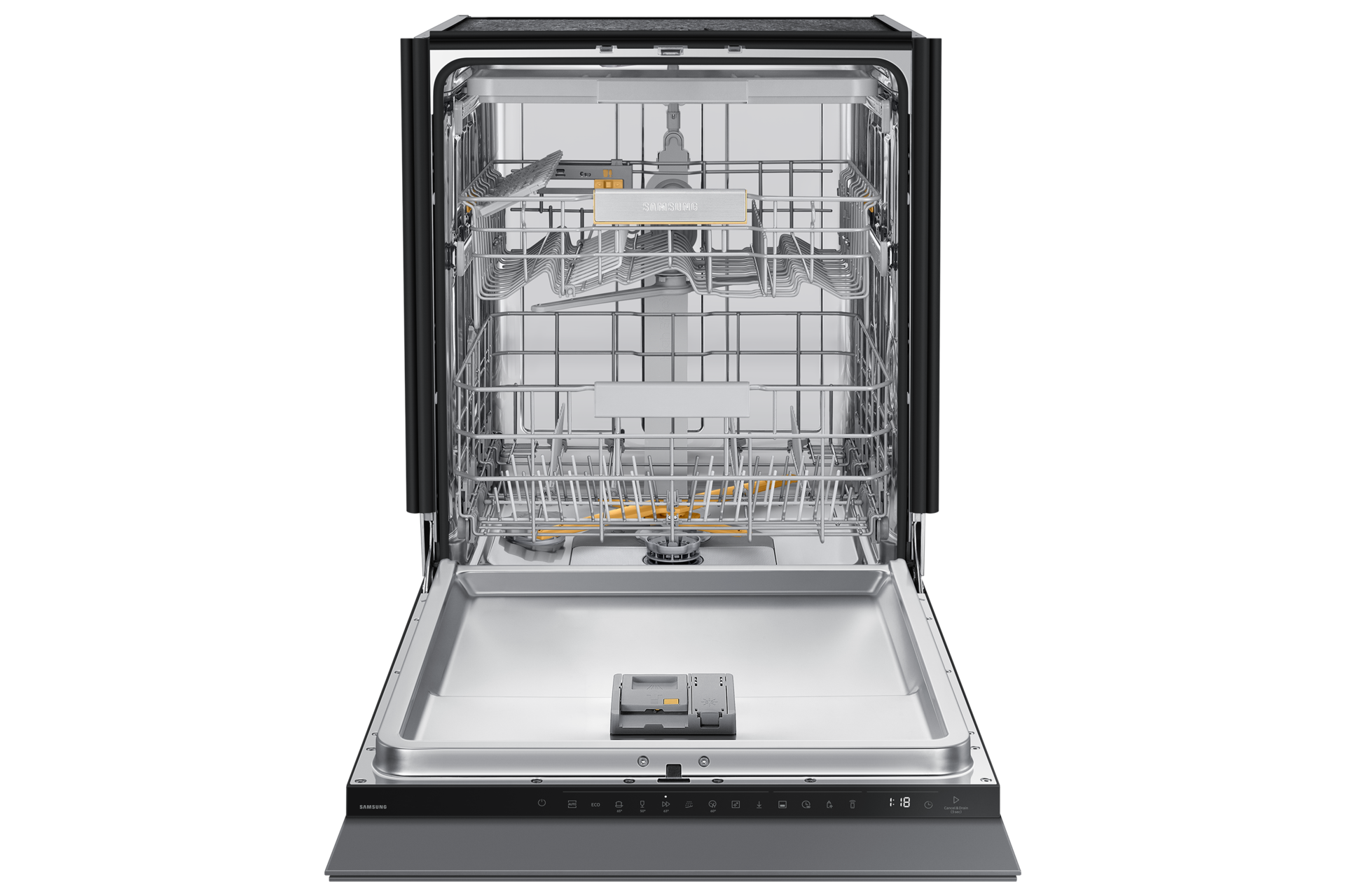 Vollintegrierbarer Geschirrspüler mit WaterJet Clean™ 14 Maßgedecke Front-Open2 Gray 