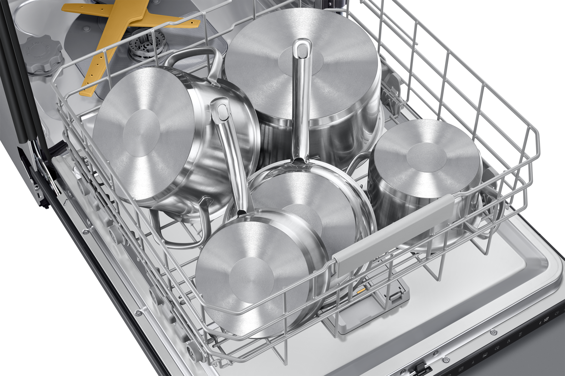 Vollintegrierbarer Geschirrspüler mit WaterJet Clean™ 14 Maßgedecke Detail1 Gray 