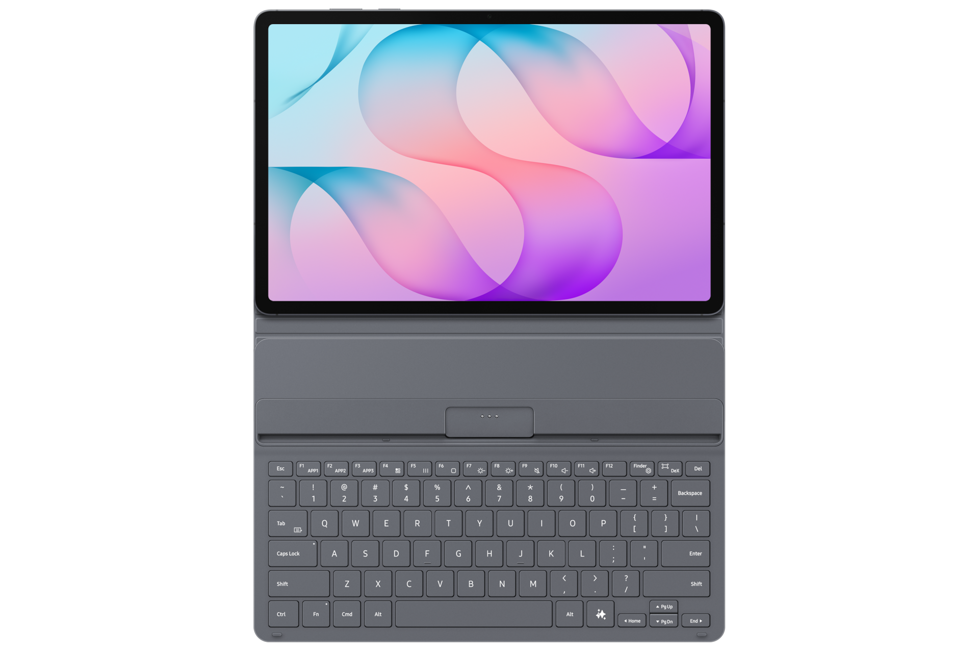 Book Cover Keyboard Slim for Galaxy Tab S12+ Standing4 Black 