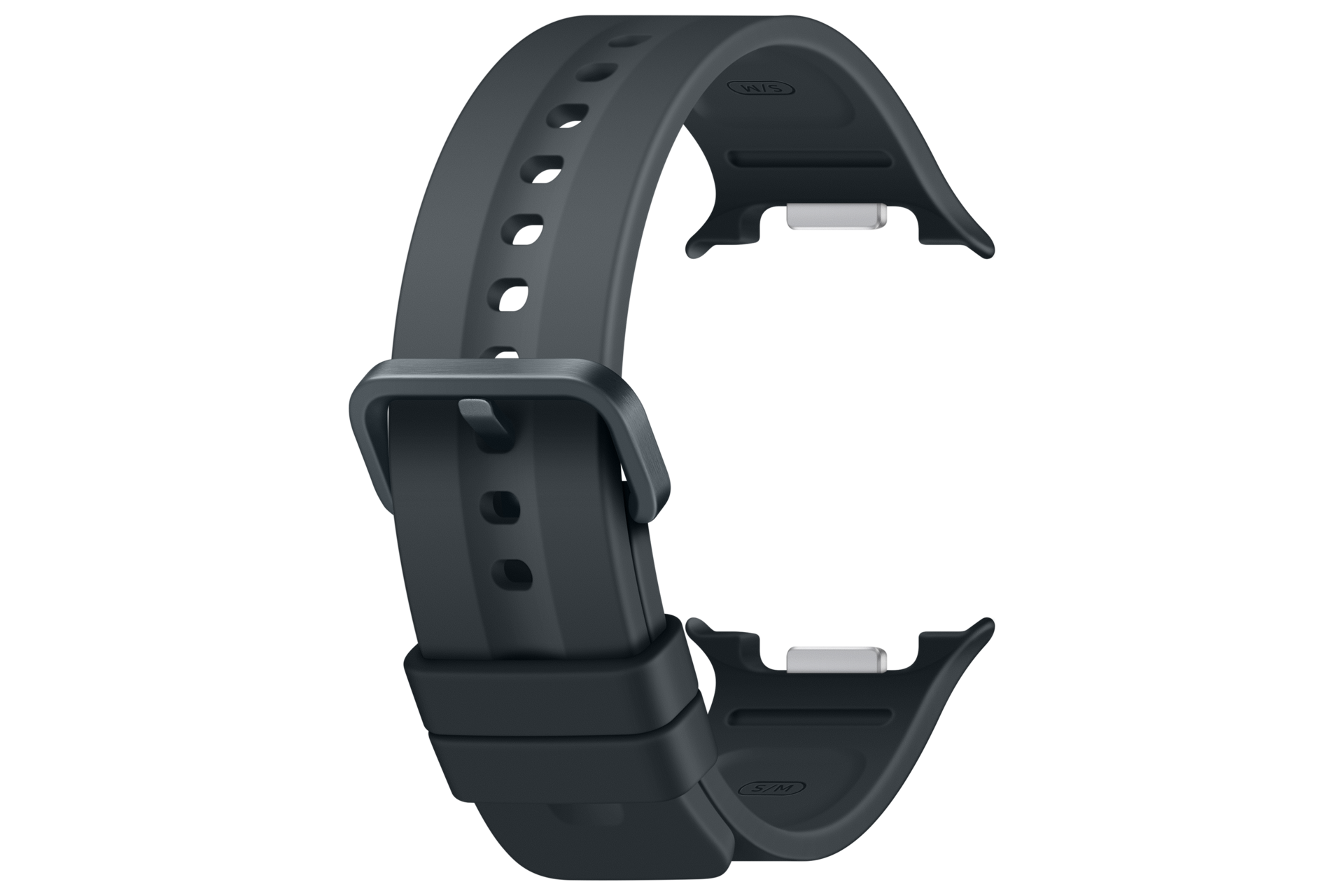 Sport Band (S/M) for Galaxy Watch9 (Watch8) Back-Perspective Black 