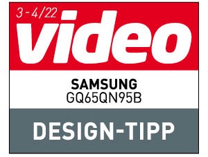 video, Design-Tipp, Ausgabe 3–4/2022, zum Samsung GQ65QN95B, Einzeltest.
