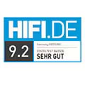 HIFI.DE, sehr gut (9,2), Ausgabe 04/2023, zum Samsung GQ55S90C, Einzeltest.