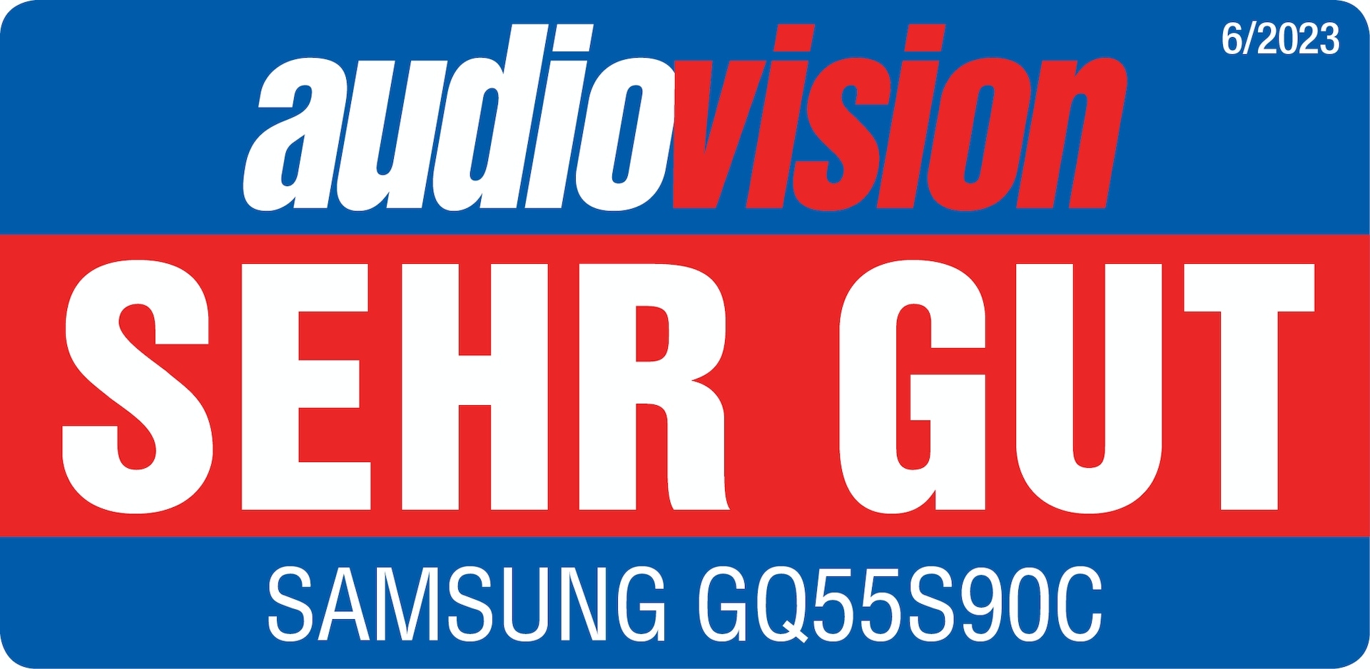 Audiovision, Sehr Gut (92/100), Ausgabe 6/23, S.44-45, GQ55S90C, Einzeltest.