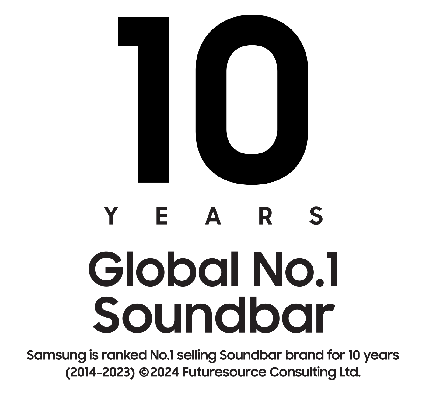 10 Years Global No.1 Soundbar