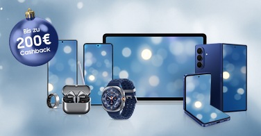 Es weihnachtet mehr: Jetzt kaufen & 80€ Cashback sichern!